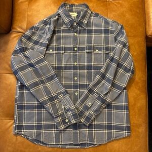 Ledge Shirt in Navy Plaid